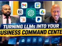 Keron Rose and Jason on CNC3 discussing turning LLMs into a business command center with connected apps.