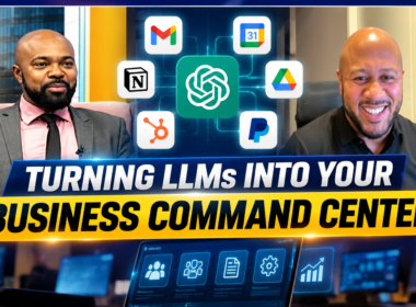 Keron Rose and Jason on CNC3 discussing turning LLMs into a business command center with connected apps.