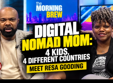 Keron Rose and Resa Gooding on CNC3’s The Morning Brew discussing digital nomad family life and the Digital Nomad Summit 2026