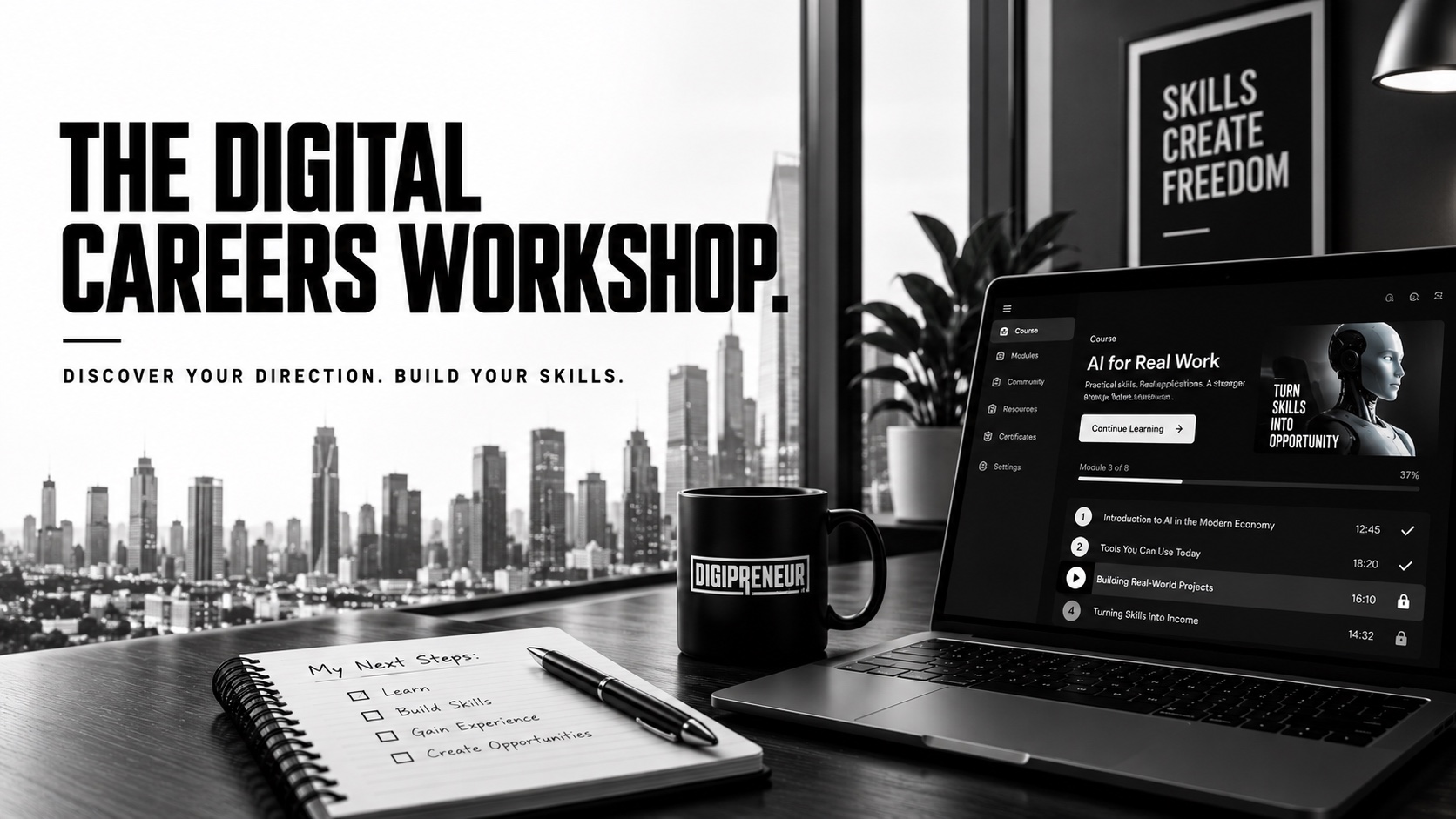 The Digital Careers Workshop — discover your direction and build your skills
