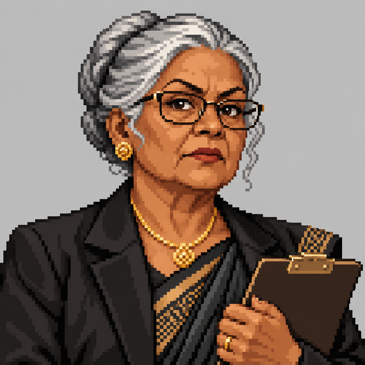 Pixel-art portrait of Miss Merle Ramdeen, Digipreneur Jobs Quality and Operations Director