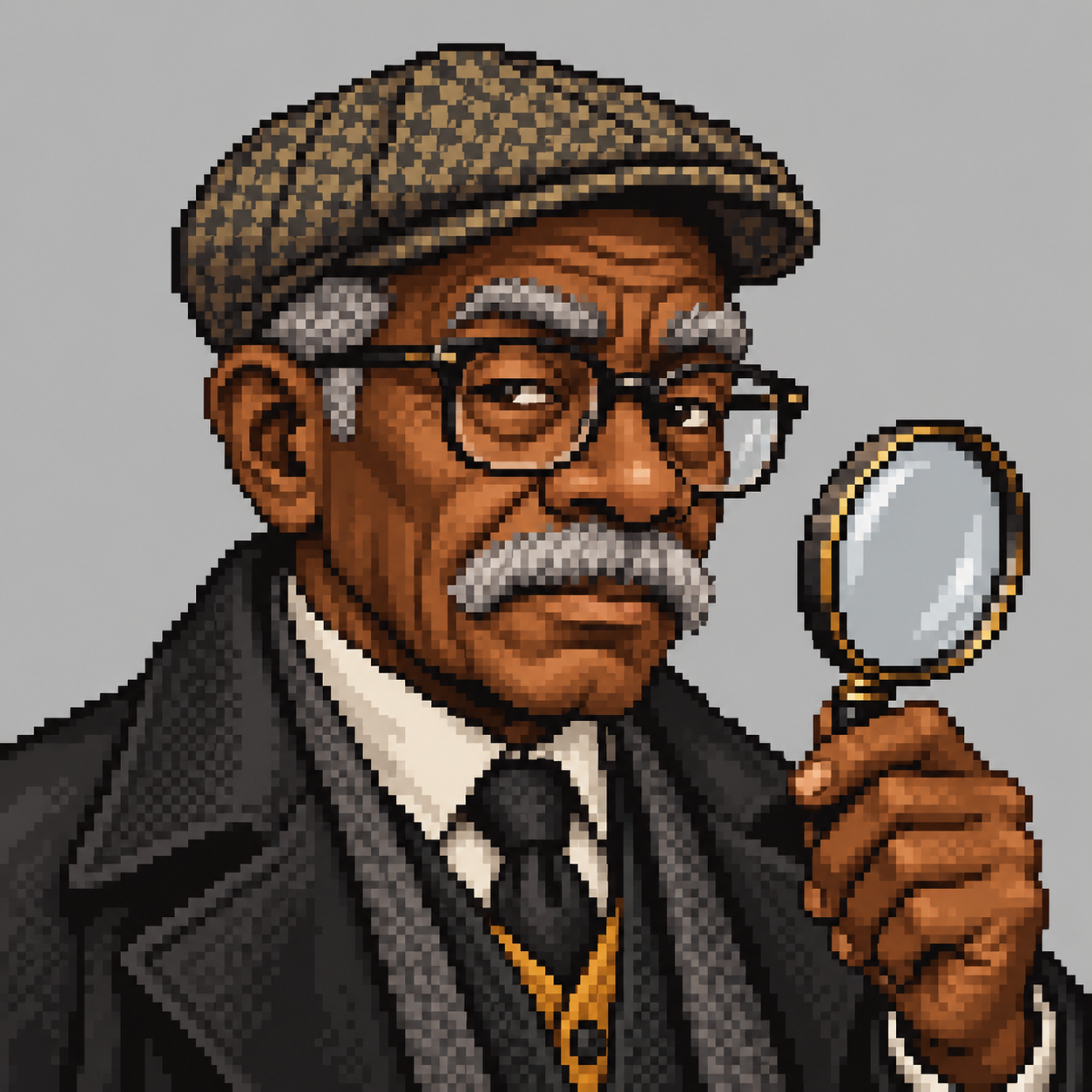 Pixel-art portrait of Percival McKenzie, Digipreneur Jobs Source and Integrity Investigator