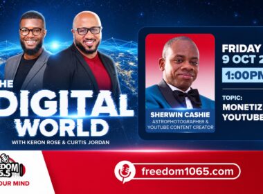 Sherwin Cashie featured on The Digital World for a discussion about monetizing YouTube in Trinidad and Tobago
