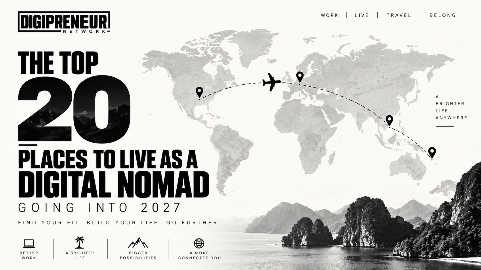 Top 20 Digital Nomad Destinations for 2027