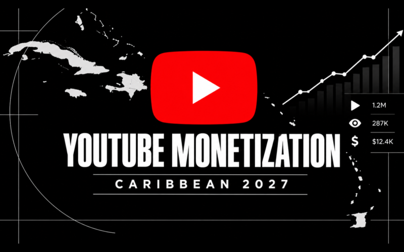 YouTube monetization in the Caribbean 2027 featured image